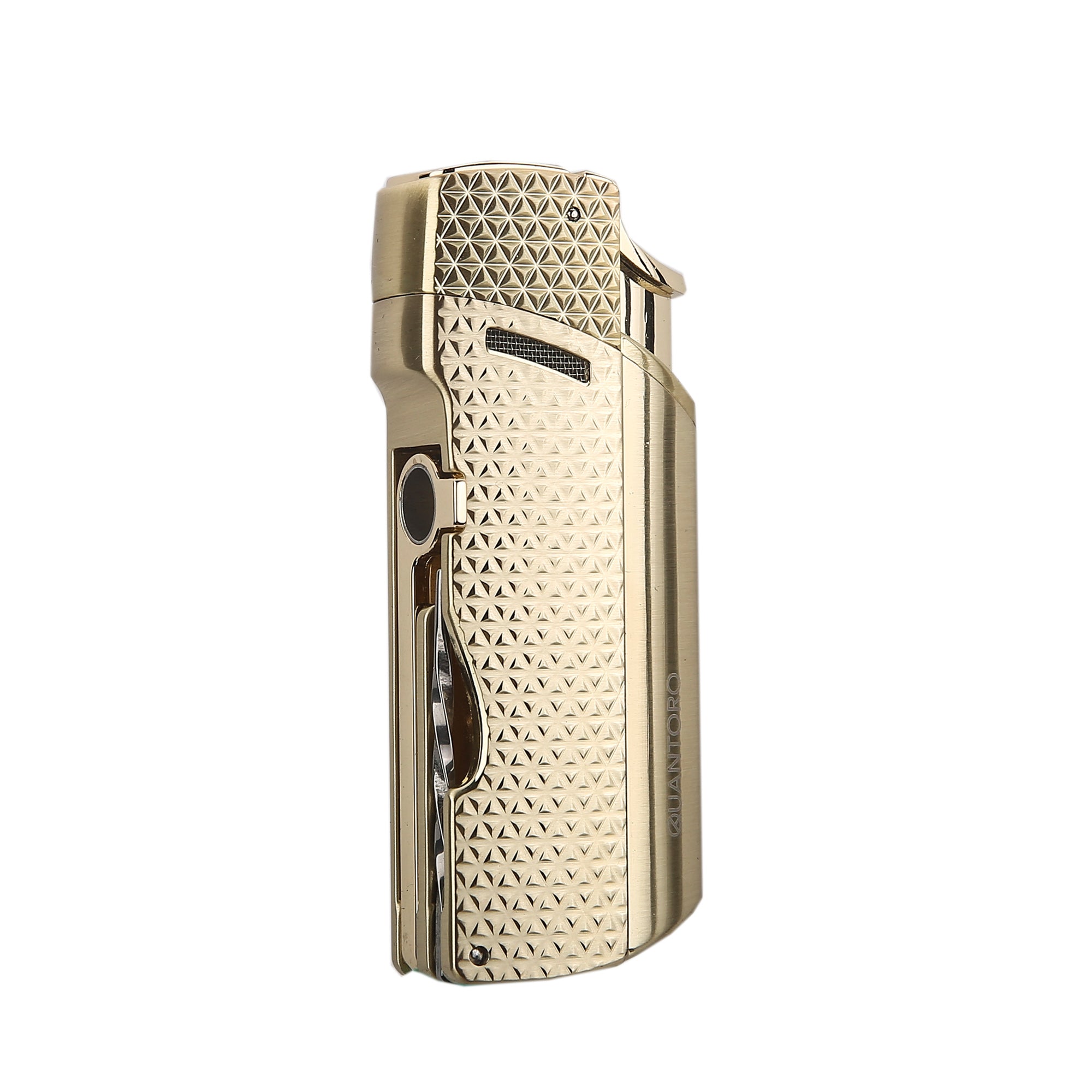 Quantoro MGM05-57 Delicili İğneli Jet Alev Gold Çakmak