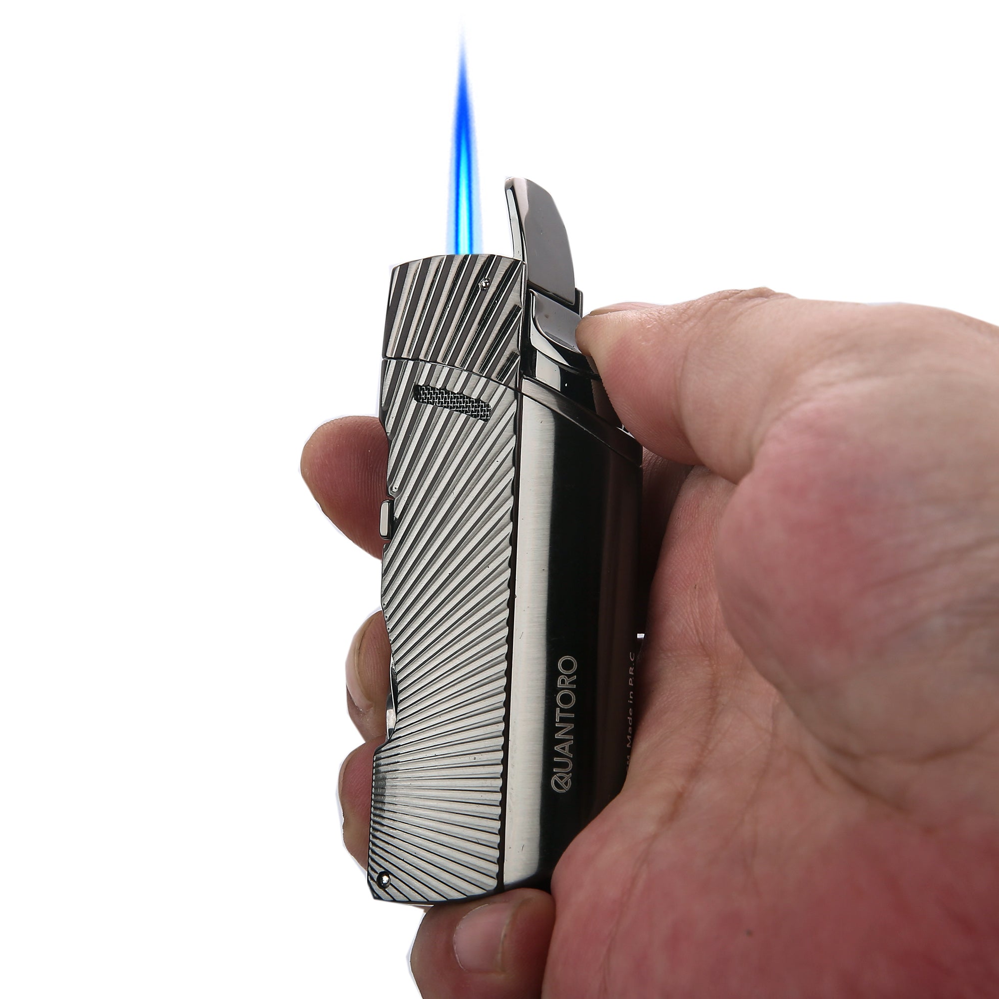 Quantoro MGM05-57 Delicili İğneli Jet Alev Gold Çakmak