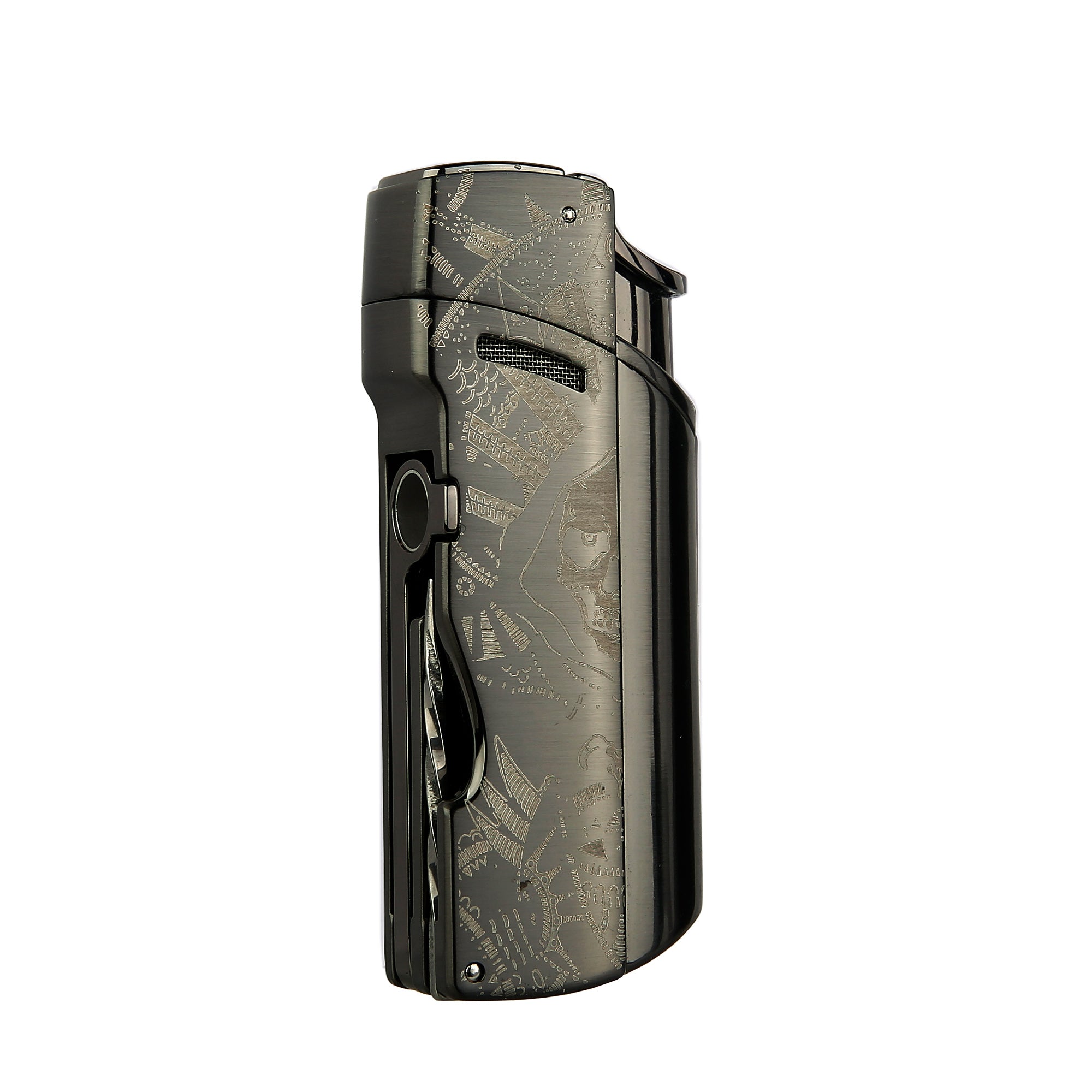 Quantoro MGM05-57 Delicili İğneli Jet Alev Skull Çakmak