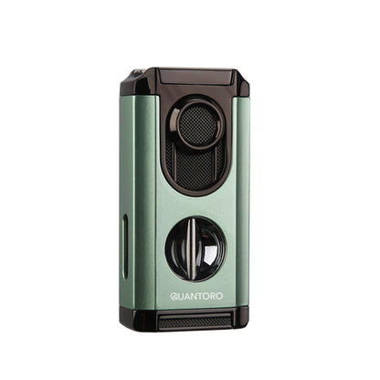 Quantoro MGM05-67 Kesicili Üçlü Jet Alev Green Çakmak