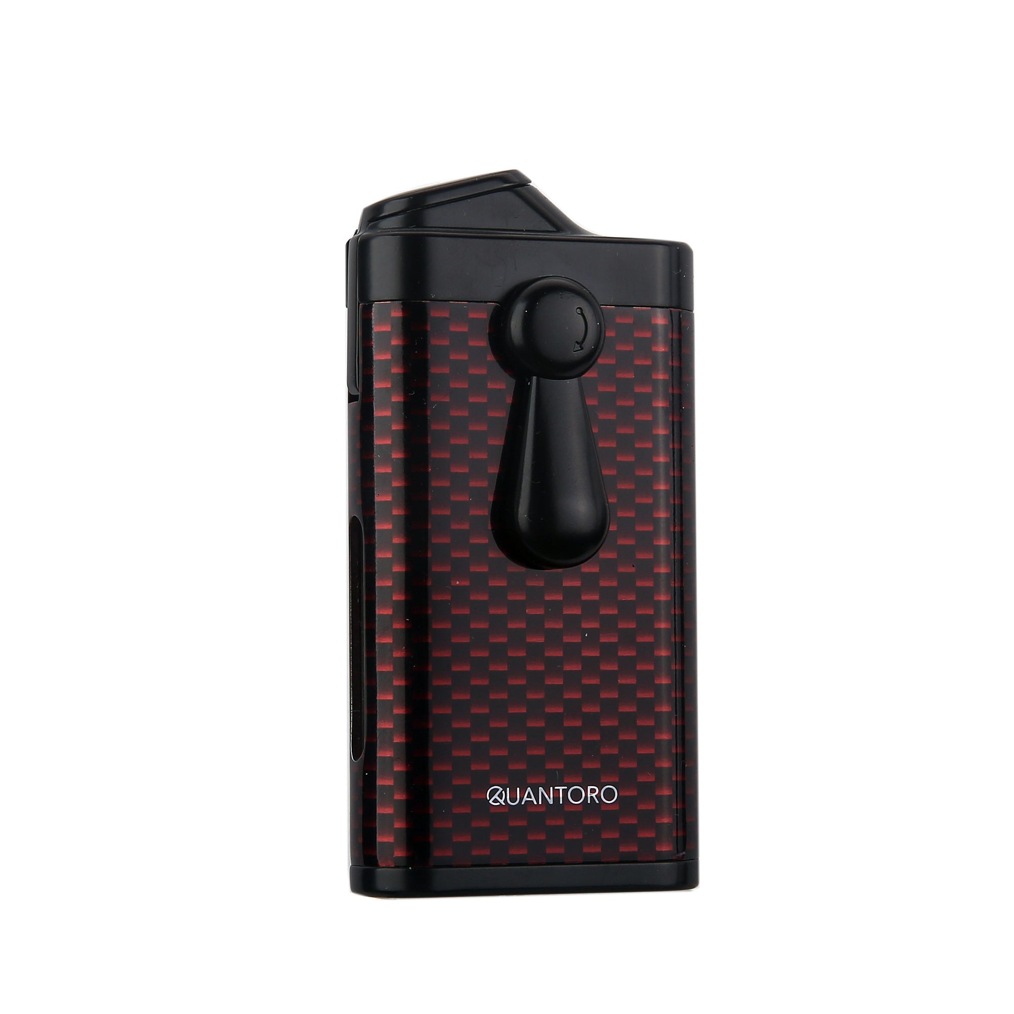 Quantoro MGM05-60 Delicili Çift Jet Alev Red Carbon Çakmak