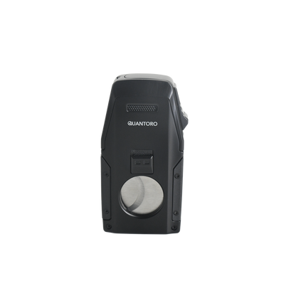 Quantoro MGM05-62 Kesicili Delicili Çift Jet Alev Black Çakmak