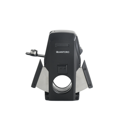 Quantoro MGM05-62 Kesicili Delicili Çift Jet Alev Black Çakmak