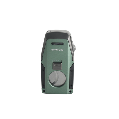 Quantoro MGM05-62 Kesicili Delicili Çift Jet Alev Green Çakmak