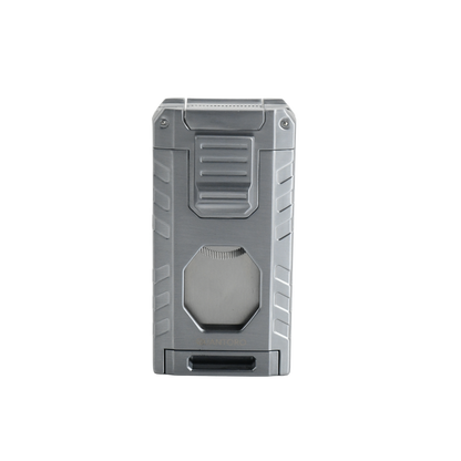 Quantoro MGM05-63 Kesicili Delicili Üçlü Jet Alev Chrome Çakmak