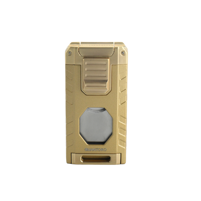 Quantoro MGM05-63 Kesicili Delicili Üçlü Jet Alev Gold Çakmak