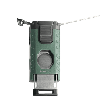 Quantoro MGM05-63 Kesicili Delicili Üçlü Jet Alev Green Çakmak