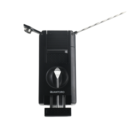 Quantoro MGM05-64 Kesicili Delicili Çift Jet Alev Black Çakmak