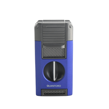 Quantoro MGM05-64 Kesicili Delicili Çift Jet Alev Blue Çakmak