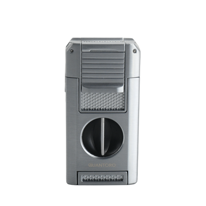 Quantoro MGM05-64 Kesicili Delicili Çift Jet Alev Chrome Çakmak