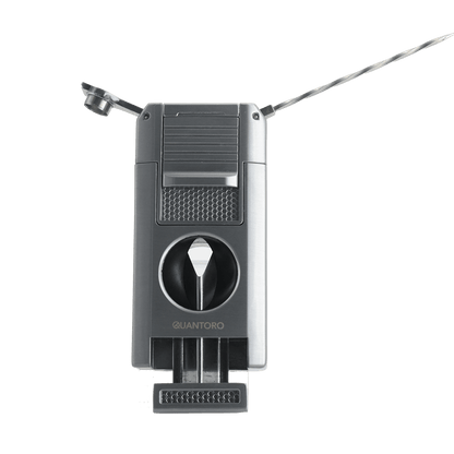 Quantoro MGM05-64 Kesicili Delicili Çift Jet Alev Chrome Çakmak