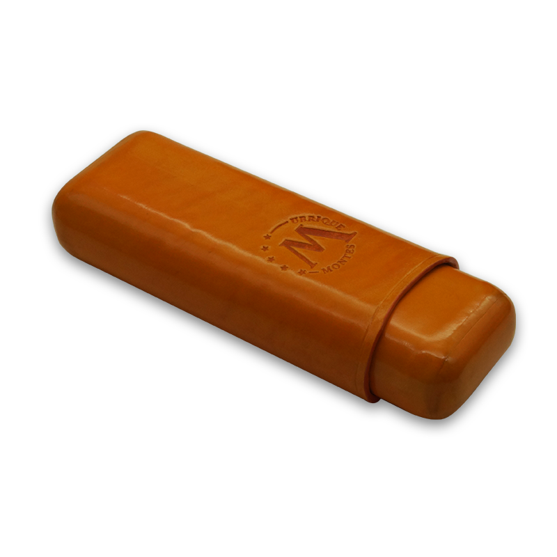 Montes Gerçek Deri El Yapımı 52 Ring Amsterdam İkili Puro Kılıfı