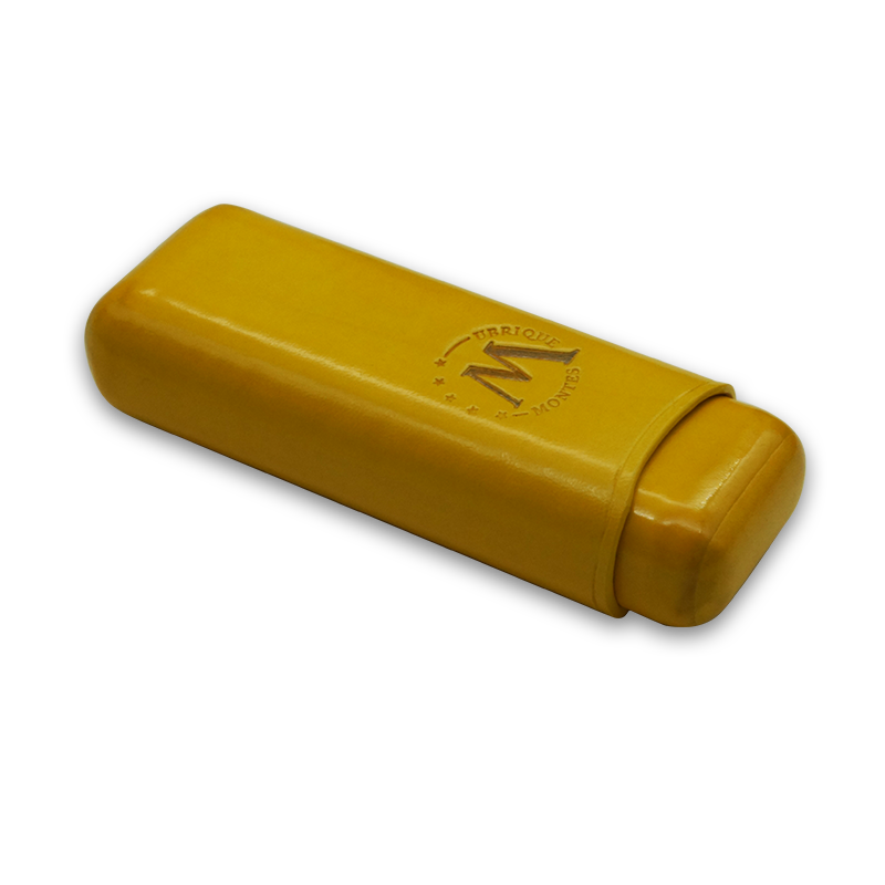 Montes Gerçek Deri El Yapımı 52 Ring Bali İkili Puro Kılıfı