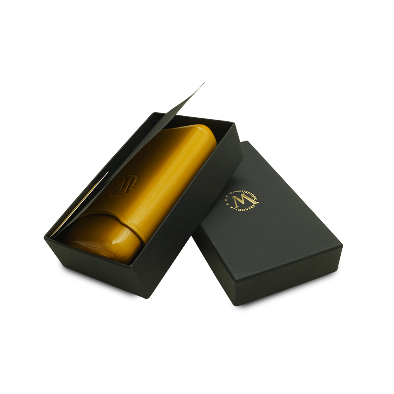 Montes Gerçek Deri El Yapımı 52 Ring Bali Üçlü Puro Kılıfı