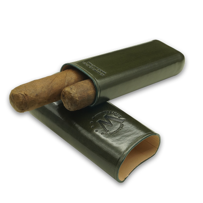 Montes Gerçek Deri El Yapımı 52 Ring Jaen İkili Puro Kılıfı