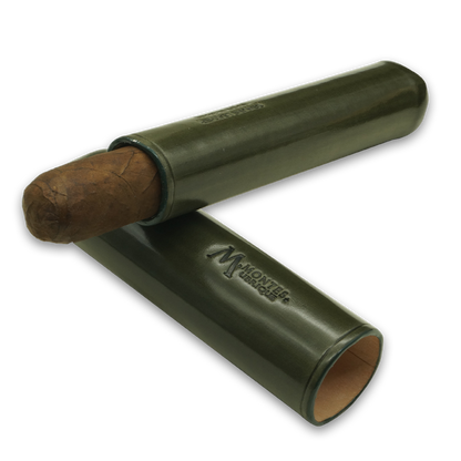 Montes Gerçek Deri El Yapımı 52 Ring Jaen Tekli Puro Kılıfı