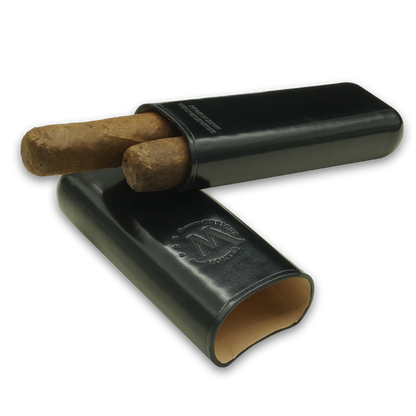 Montes Gerçek Deri El Yapımı 52 Ring Londres İkili Puro Kılıfı