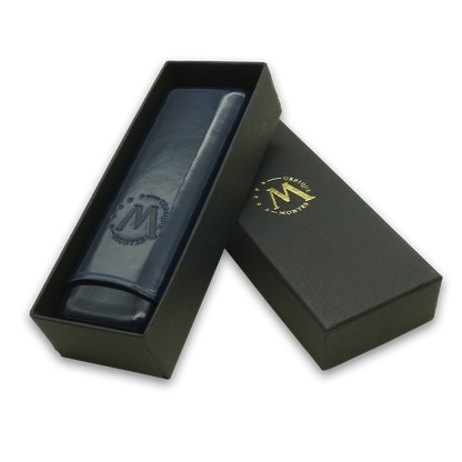 Montes Gerçek Deri El Yapımı 52 Ring Milan İkili Puro Kılıfı