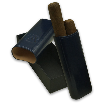 Montes Gerçek Deri El Yapımı 52 Ring Milan İkili Puro Kılıfı