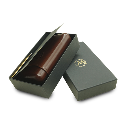 Montes Gerçek Deri El Yapımı 52 Ring Roma Üçlü Puro Kılıfı