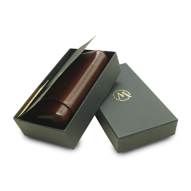 Montes Gerçek Deri El Yapımı 52 Ring Roma Üçlü Puro Kılıfı