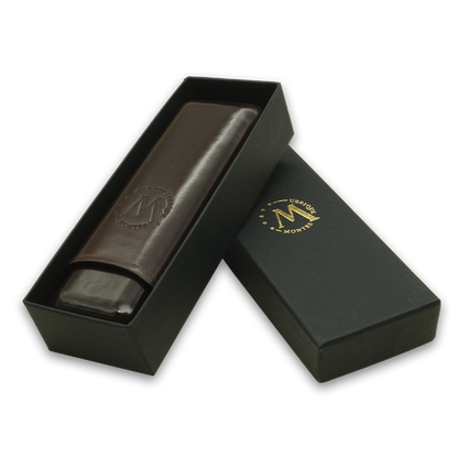 Montes Gerçek Deri El Yapımı 52 Ring Viena İkili Puro Kılıfı