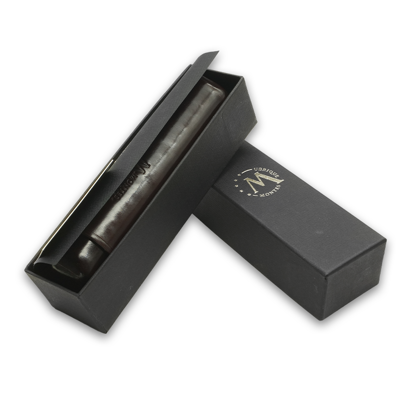 Montes Gerçek Deri El Yapımı 52 Ring Viena Tekli Puro Kılıfı