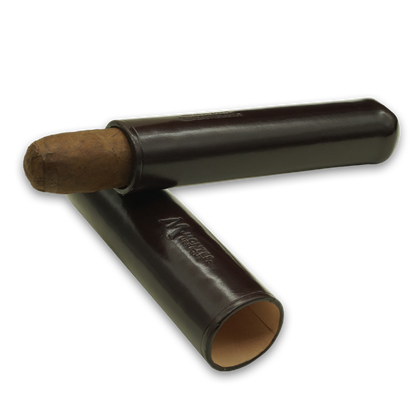 Montes Gerçek Deri El Yapımı 52 Ring Viena Tekli Puro Kılıfı