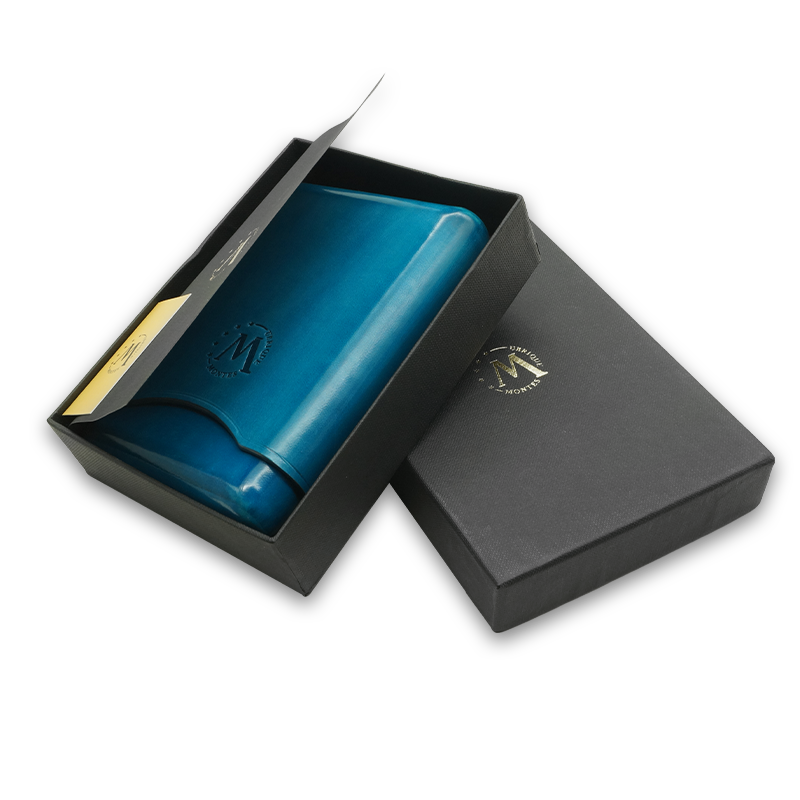 Montes Gerçek Deri El Yapımı 55 Ring Atenas Dörtlü Puro Kılıfı