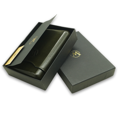 Montes Gerçek Deri El Yapımı 55 Ring Jaen Dörtlü Puro Kılıfı