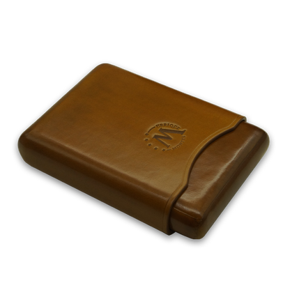 Montes Gerçek Deri El Yapımı 55 Ring Munich Dörtlü Puro Kılıfı