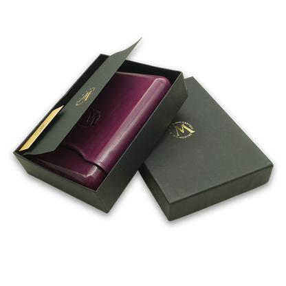 Montes Gerçek Deri El Yapımı 55 Ring Varsovia Dörtlü Puro Kılıfı