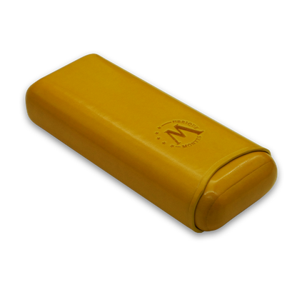 Montes Gerçek Deri El Yapımı 65 Ring Bali İkili Puro Kılıfı