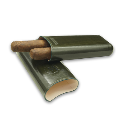 Montes Gerçek Deri El Yapımı 65 Ring Jaen İkili Puro Kılıfı