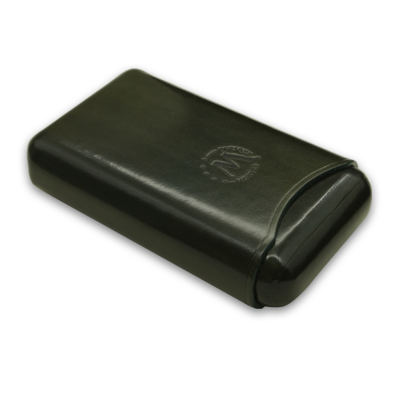 Montes Gerçek Deri El Yapımı 65 Ring Jaen Üçlü Puro Kılıfı