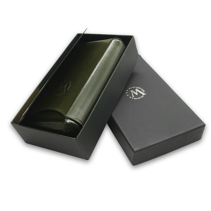 Montes Gerçek Deri El Yapımı 65 Ring Jaen Üçlü Puro Kılıfı