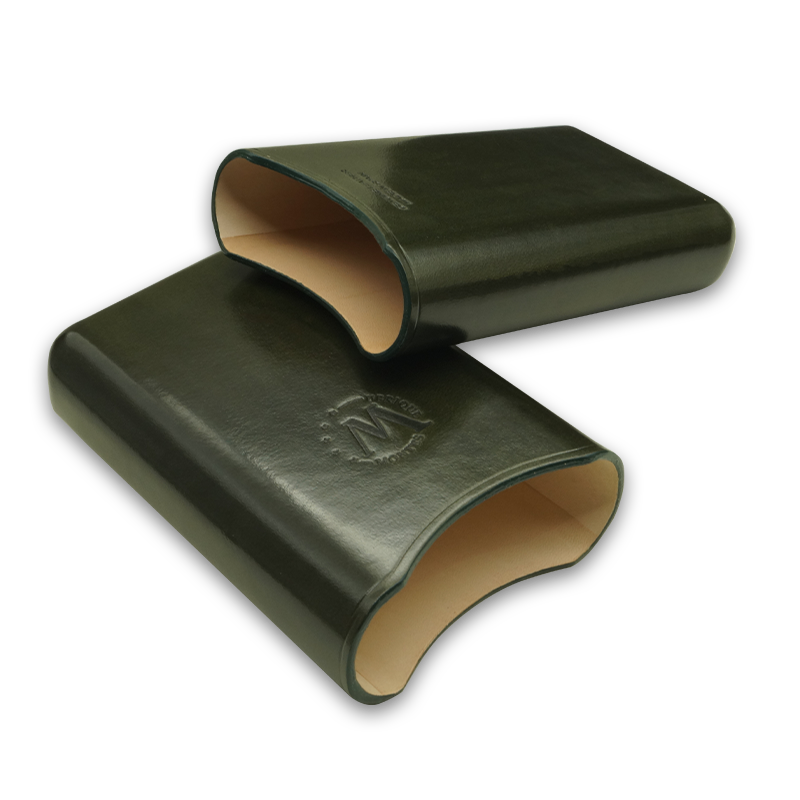 Montes Gerçek Deri El Yapımı 65 Ring Jaen Üçlü Puro Kılıfı