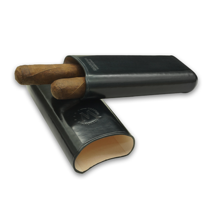 Montes Gerçek Deri El Yapımı 65 Ring Londres İkili Puro Kılıfı