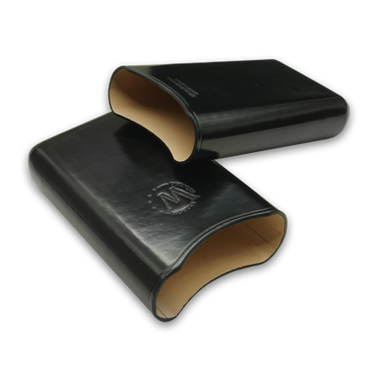 Montes Gerçek Deri El Yapımı 65 Ring Londres Üçlü Puro Kılıfı