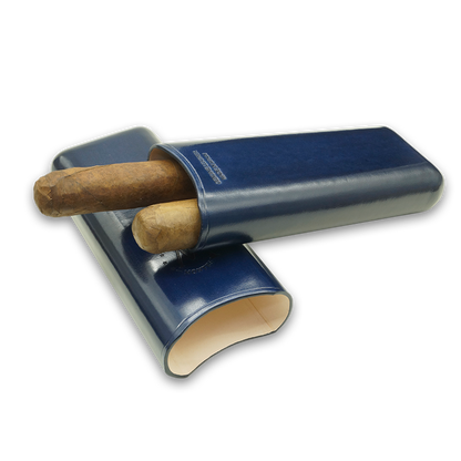 Montes Gerçek Deri El Yapımı 65 Ring Milan İkili Puro Kılıfı