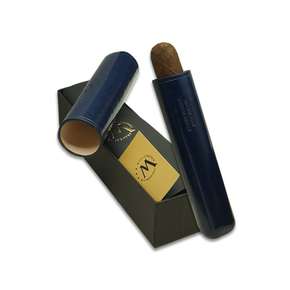 Montes Gerçek Deri El Yapımı 65 Ring Milan Tekli Puro Kılıfı