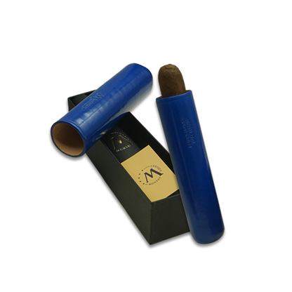 Montes Gerçek Deri El Yapımı 65 Ring Monaco Tekli Puro Kılıfı