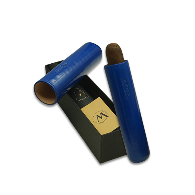 Montes Gerçek Deri El Yapımı 65 Ring Monaco Tekli Puro Kılıfı