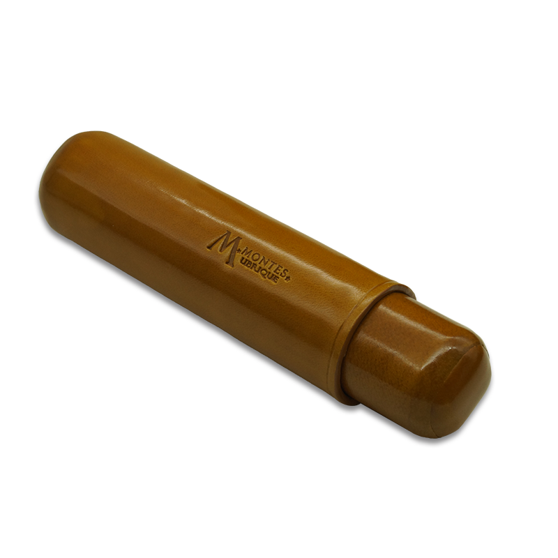 Montes Gerçek Deri El Yapımı 65 Ring Munich Tekli Puro Kılıfı