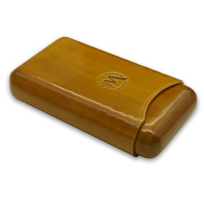 Montes Gerçek Deri El Yapımı 65 Ring Munich Üçlü Puro Kılıfı