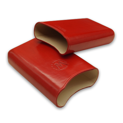 Montes Gerçek Deri El Yapımı 65 Ring Paris Üçlü Puro Kılıfı