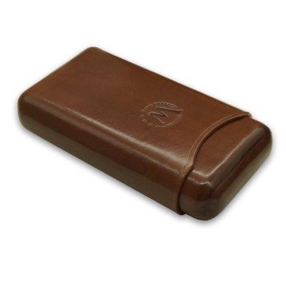 Montes Gerçek Deri El Yapımı 65 Ring Roma Üçlü Puro Kılıfı