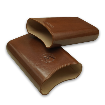 Montes Gerçek Deri El Yapımı 65 Ring Roma Üçlü Puro Kılıfı