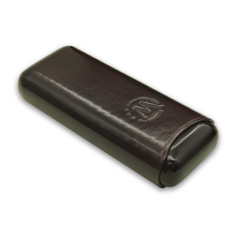 Montes Gerçek Deri El Yapımı 65 Ring Viena İkili Puro Kılıfı