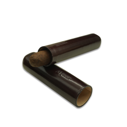 Montes Gerçek Deri El Yapımı 65 Ring Viena Tekli Puro Kılıfı